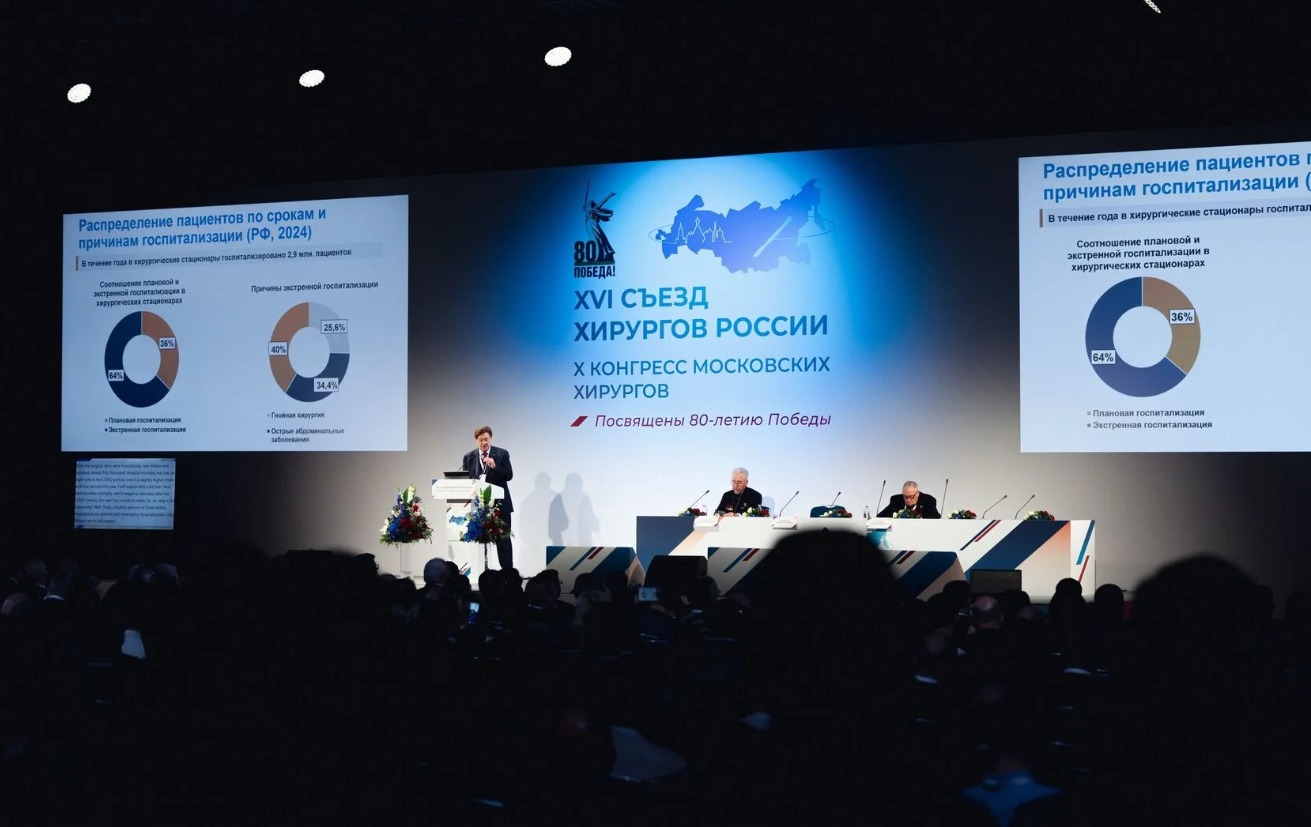 Завершилась работа XVI Съезда хирургов России и X Конгресса московских хирургов